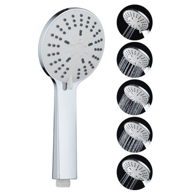 0.4MPA浴室のにわか雨のヘッド円形、5機能2CM浴室のシャワーのスプレー